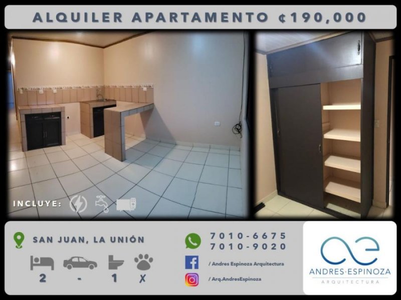 Foto Apartamento en Alquiler en Curridabat, San José - ¢ 190.000 - APA23849 - BienesOnLine