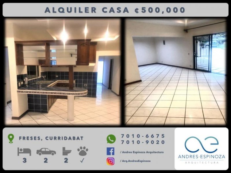 Foto Casa en Alquiler en Curridabat, San José - ¢ 500.000 - CAA22632 - BienesOnLine