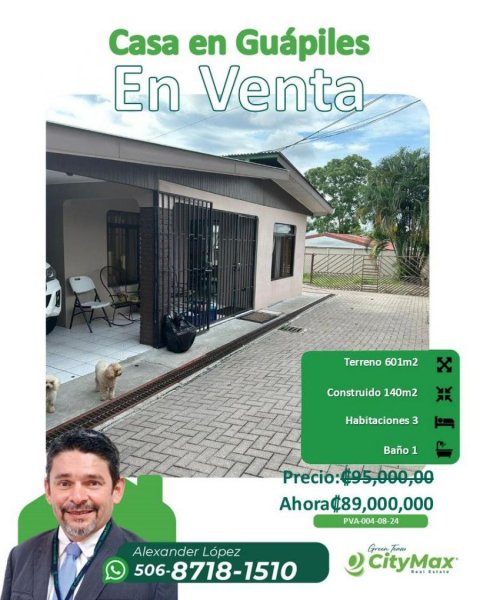 Casa en Venta en  hospital, Limón