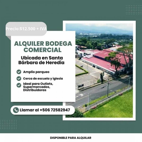 Comercio en Alquiler en  Santa Bárbara, Heredia