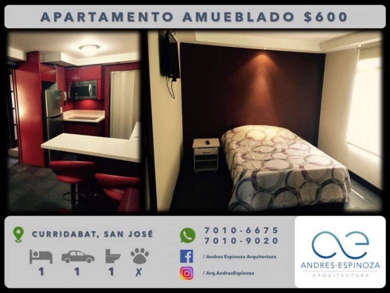 Foto Apartamento en Alquiler en Curridabat, San José - U$D 600 - APA22513 - BienesOnLine