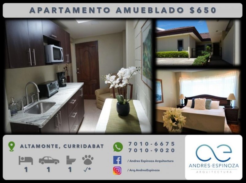 Foto Apartamento en Alquiler en Curridabat, San José - U$D 650 - APA25148 - BienesOnLine