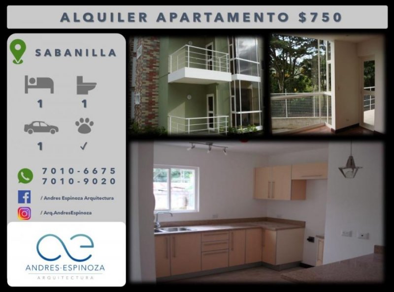 Foto Apartamento en Alquiler en Sabanilla, San José - U$D 750 - APA22530 - BienesOnLine