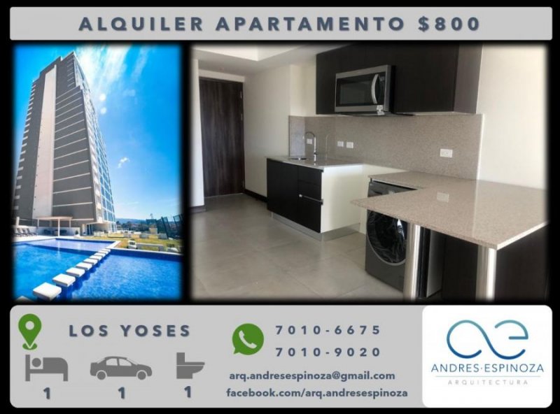 Foto Apartamento en Alquiler en San Pedro, San José - U$D 800 - APA22176 - BienesOnLine