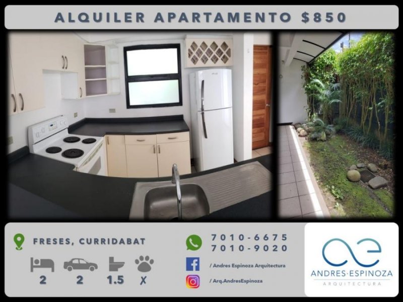 Foto Apartamento en Alquiler en Curridabat, San José - U$D 850 - APA22860 - BienesOnLine