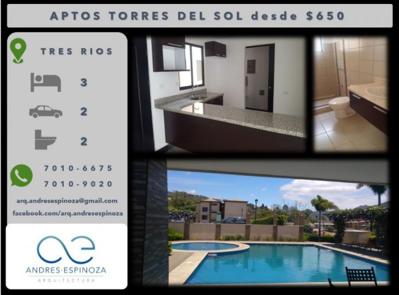 Foto Apartamento en Alquiler en Curridabat, San José - U$D 650 - APA21315 - BienesOnLine