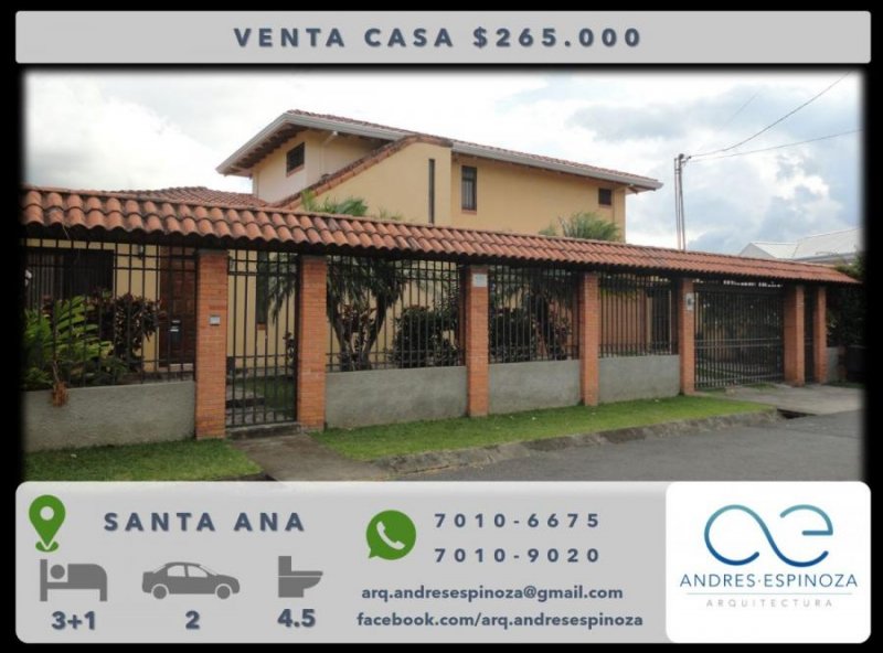 Foto Casa en Venta en Santa Ana, San José - U$D 265.000 - CAV21711 - BienesOnLine