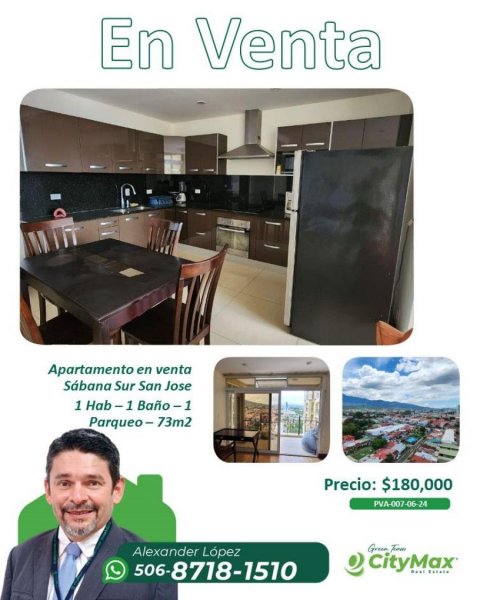 Foto Apartamento en Venta en Mata Redonda, San José, San José - U$D 180.000 - APV105405 - BienesOnLine