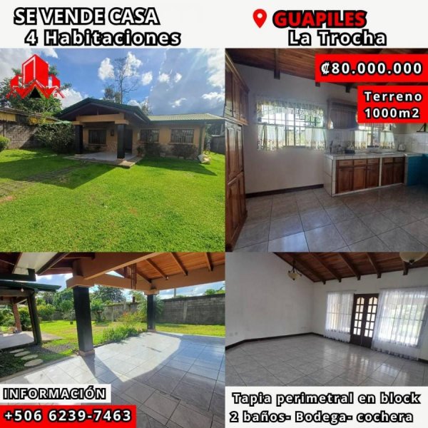 Foto Casa en Venta en Guapiles, Guápiles, Limón - ¢ 80.000.000 - CAV101355 - BienesOnLine