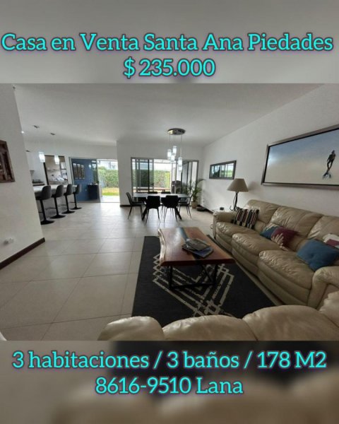 Foto Casa en Venta en Piedades, Santa Ana, San José - U$D 235.000 - CAV101241 - BienesOnLine