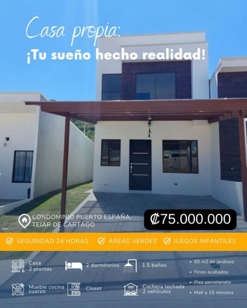 Casa en Venta en  El Tejar, Cartago