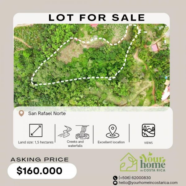 Foto Finca en Venta en San Rafael Norte, San Rafael Norte, San José - 1 hectareas - ¢ 80.000.000 - FIV98219 - BienesOnLine