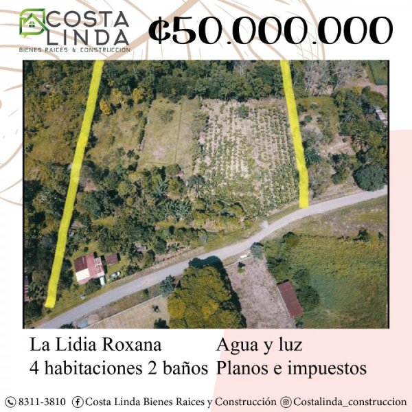 Foto Finca en Venta en Roxana, Pococí, Limón - ¢ 50.000.000 - FIV62540 - BienesOnLine