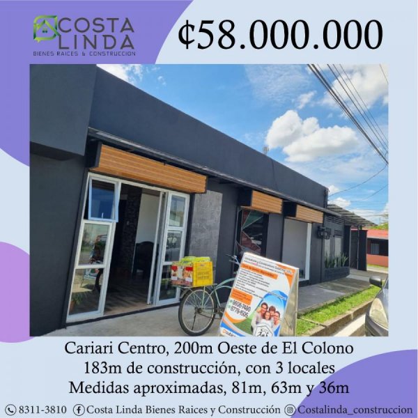 Foto Local en Venta en Guápiles, Pococí, Limón - ¢ 58.000.000 - LOV60015 - BienesOnLine