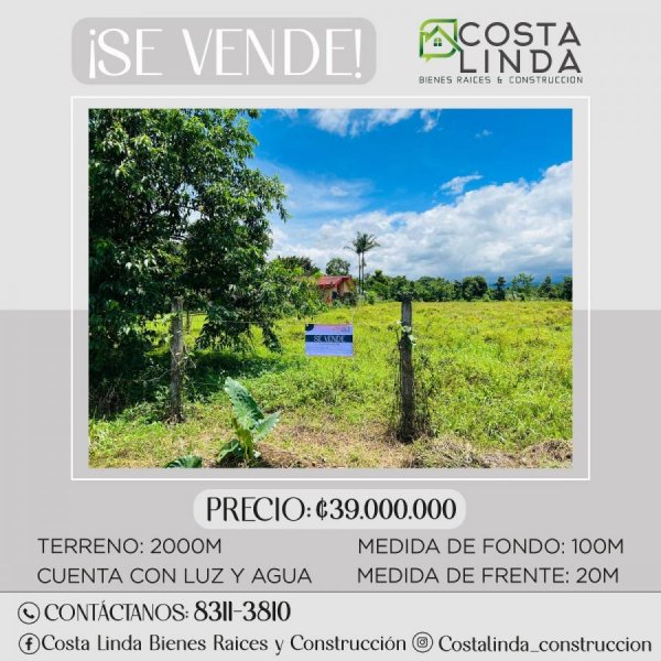 Foto Terreno en Venta en Calle Uno, Guápiles, Limón - ¢ 39.000.000 - TEV79336 - BienesOnLine