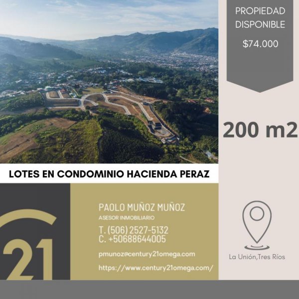 Terreno en Venta en  Tres Ríos, Cartago