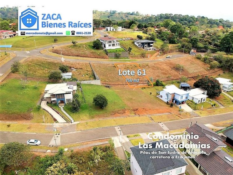 Terreno en Venta en Condominio Las Macadamias San Isidro, Alajuela