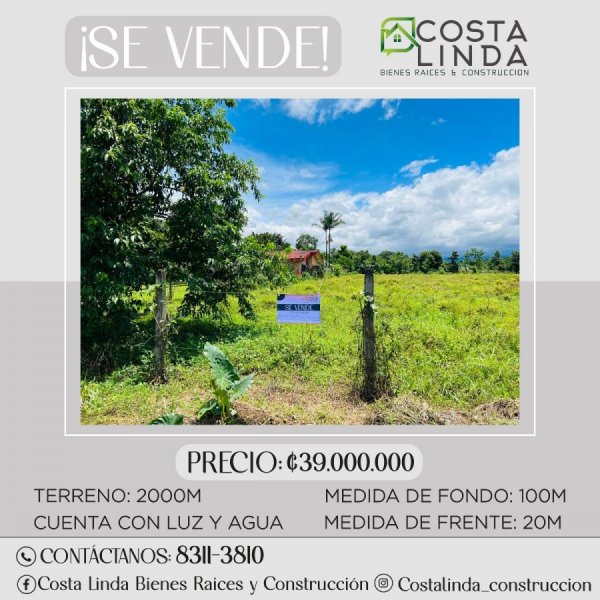 Foto Terreno en Venta en La Colonia, Pococí, Limón - ¢ 39.000.000 - TEV66430 - BienesOnLine