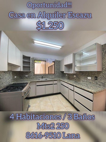 Foto Casa en Alquiler en Escazú, San José - U$D 1.350 - CAA100167 - BienesOnLine