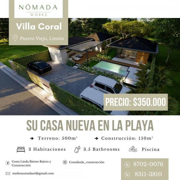 Casa en Venta en Puerto Viejo Talamanca, Limón