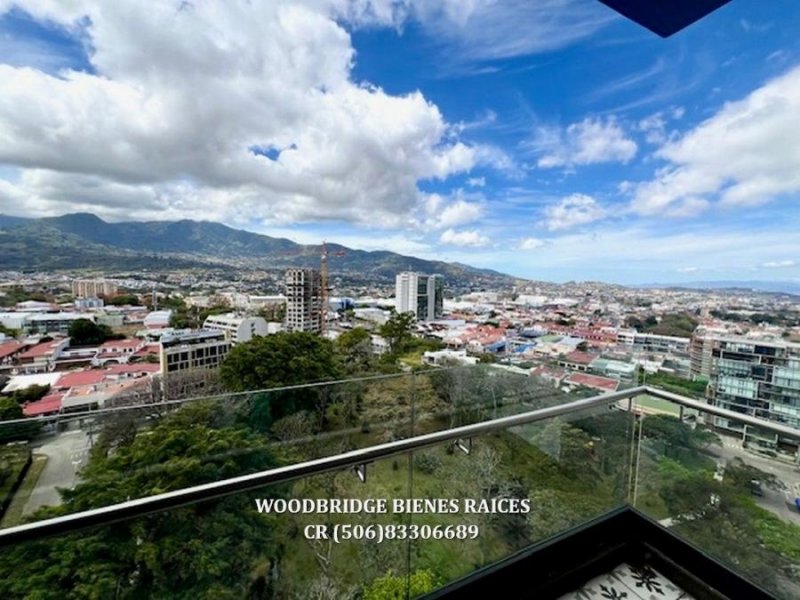 Rohrmoser Nunciatura apartamento amueblado alquiler $2.200 /2 dormitorios, vista