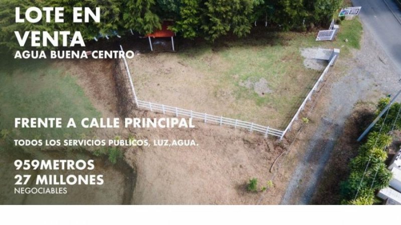 Foto Terreno en Venta en Agua Buena, Aguabuena, Puntarenas - ¢ 27.000.000 - TEV48603 - BienesOnLine