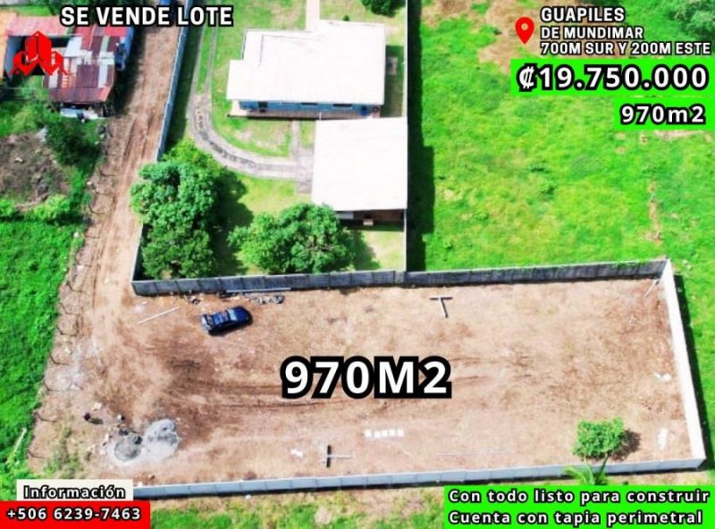 Foto Terreno en Venta en Guapiles, Guápiles, Limón - ¢ 19.750.000 - TEV114080 - BienesOnLine