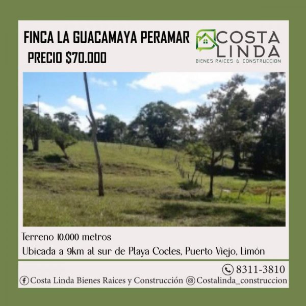 Foto Terreno en Venta en Puerto Viejo Limon, Limon, Limón - U$D 70.000 - TEV66823 - BienesOnLine