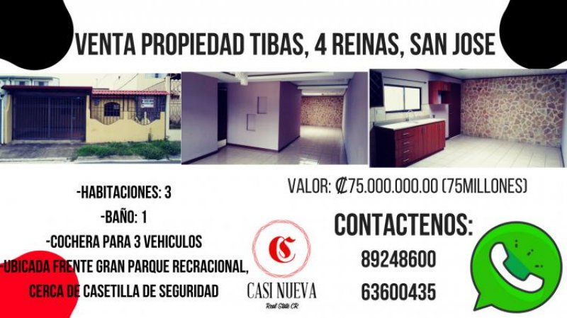 Foto Casa en Venta en Tibás, San José - ¢ 75.000.000 - CAV13854 - BienesOnLine