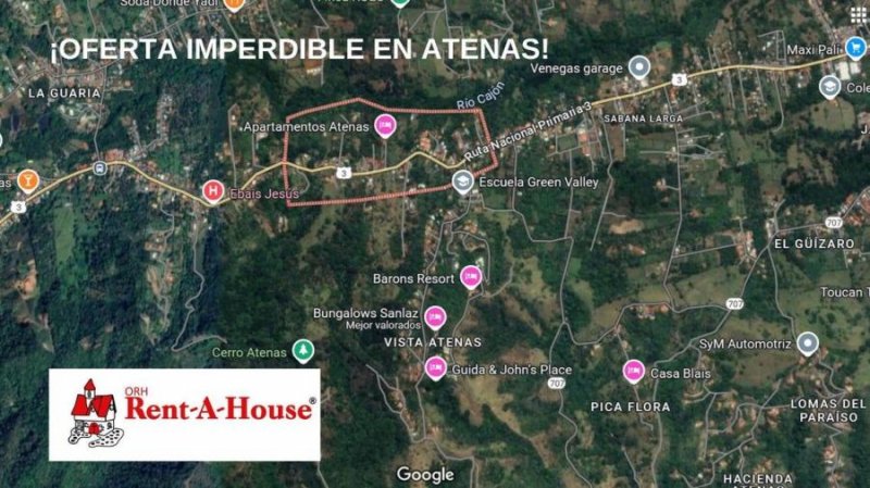 Terreno en Venta en  Atenas, Alajuela