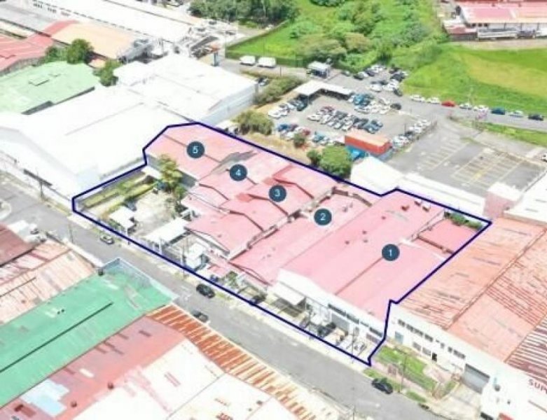 Venta de propiedad Con 5 bodegas en San Jose Centro en lote de 4734 m2 MGA