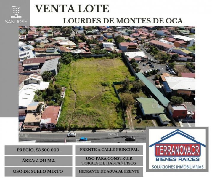 Foto Terreno en Venta en Lourdes de Montes de Oca, San José - U$D 3.500.000 - TEV72873 - BienesOnLine